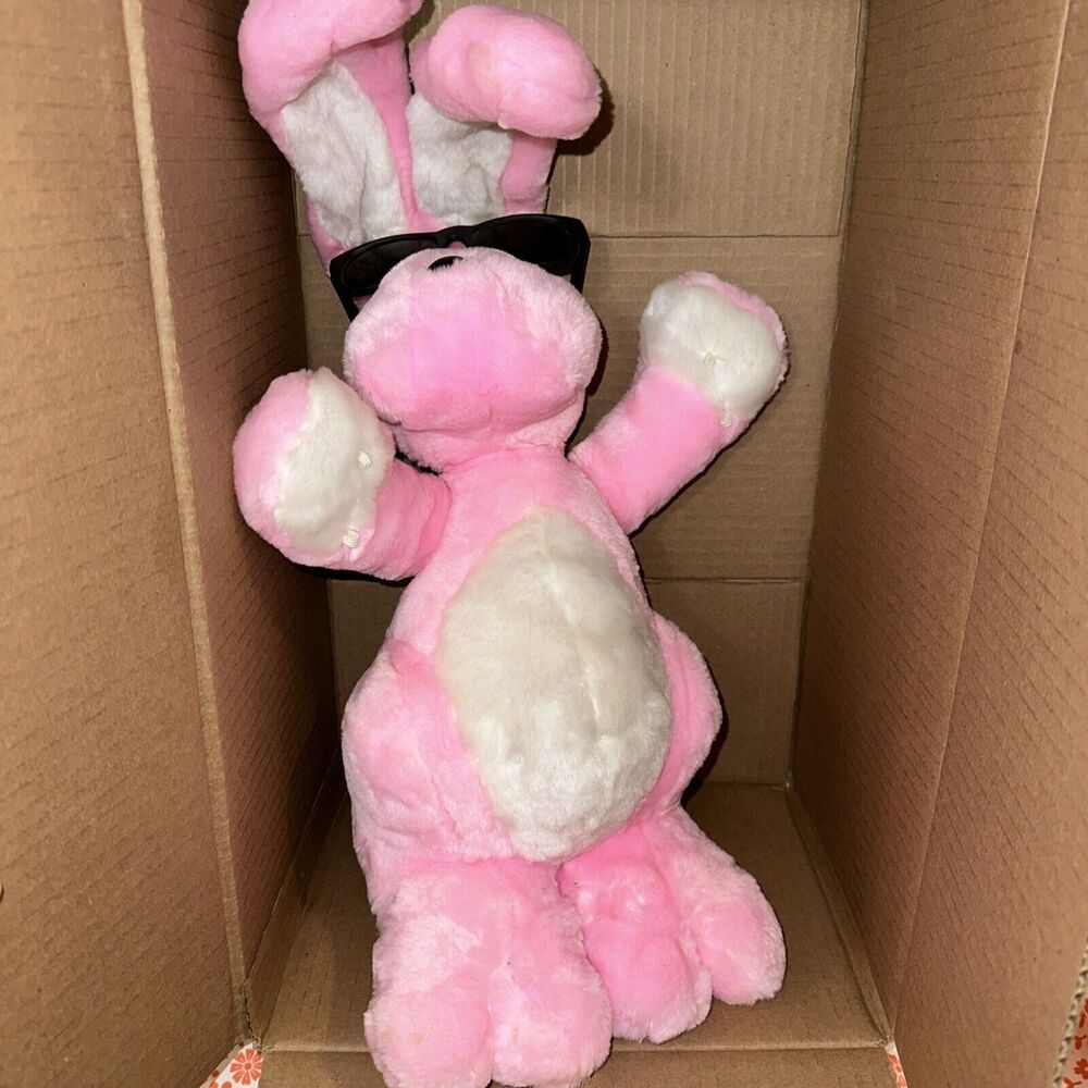VTG Energizer Battery Pink Bunny Rabbit 24" Plush No Shoes Drum 1995 St Louis Mo